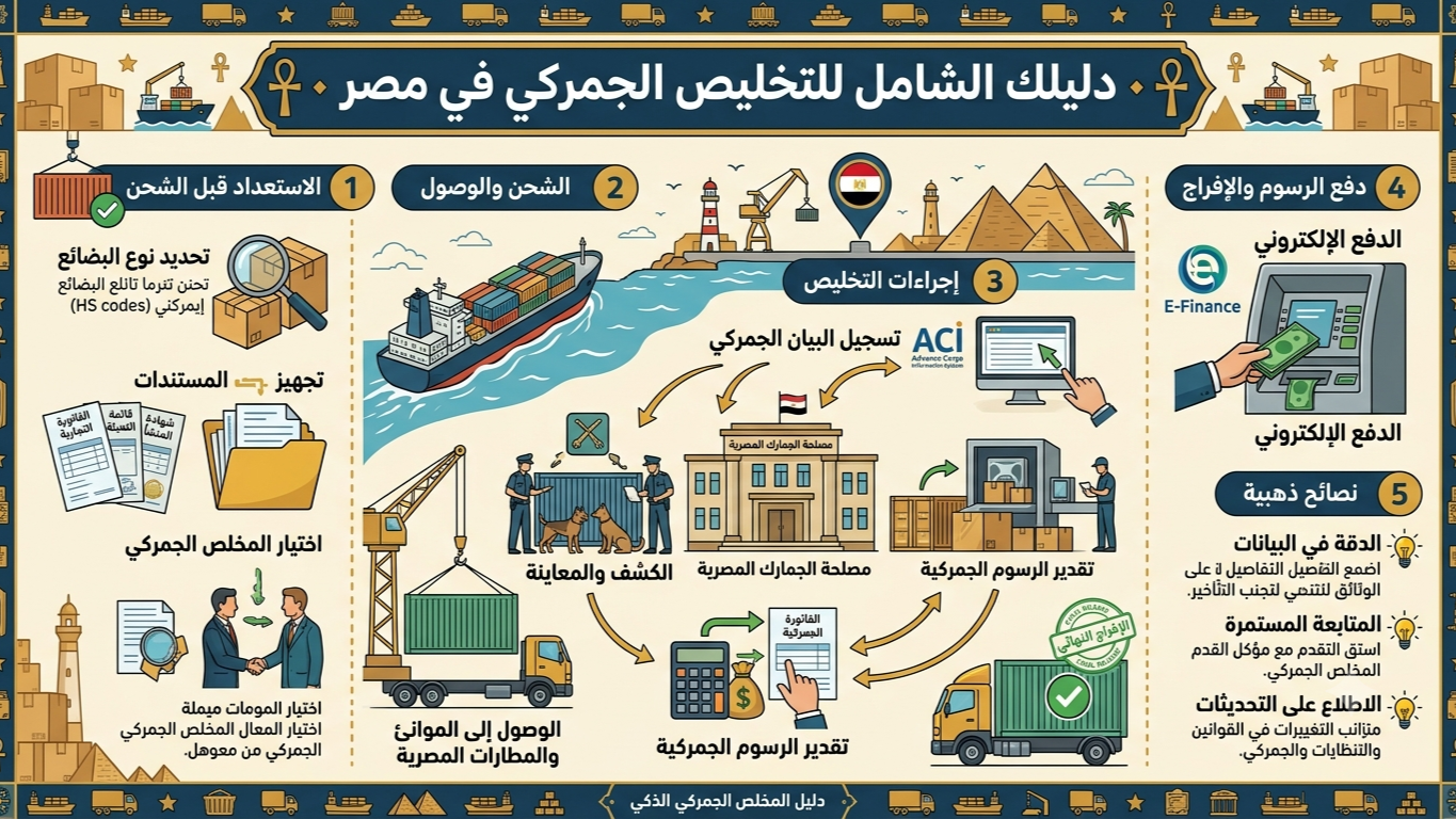 دليلك الشامل للتخليص الجمركي في مصر